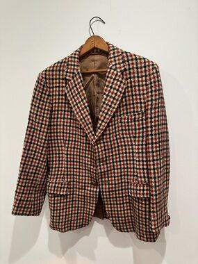 Vintage Harris Tweed x Burton Tailored Blazer Houndstooth Size L
